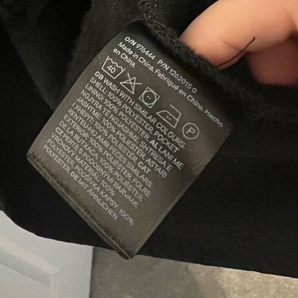 H&M Teddy Fleece Jacket Snap Front Oversized Large Fluffy Fuzzy Cozy Comfy - Picture 5 of 11